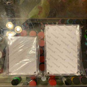 2019 Supreme Acrylic Photo Frame Set Of 2 Clear